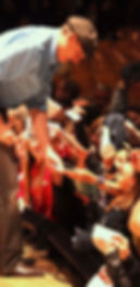 James Taylor connects with fans at Tanglewood in 2014.