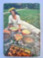 Alice Brock, as shown on the back cover of Alice’s Restaurant Cookbook.